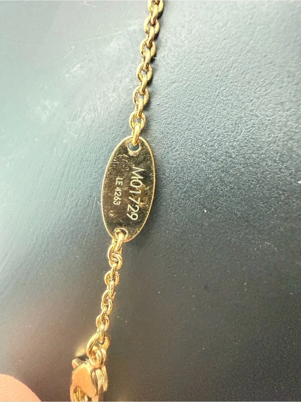 Louis Vuitton Métal Go14 Gold Plated Necklace